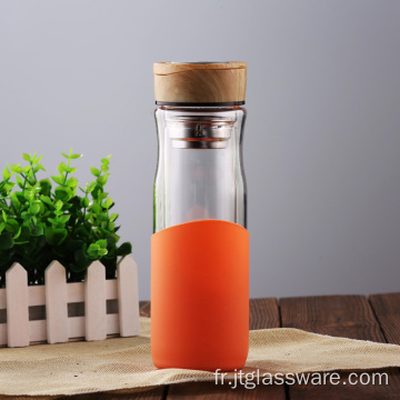 Bouteille d&#39;eau d&#39;infusion en verre bon marché de haute qualité